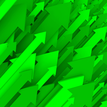 Green Arrow Background - Solid
